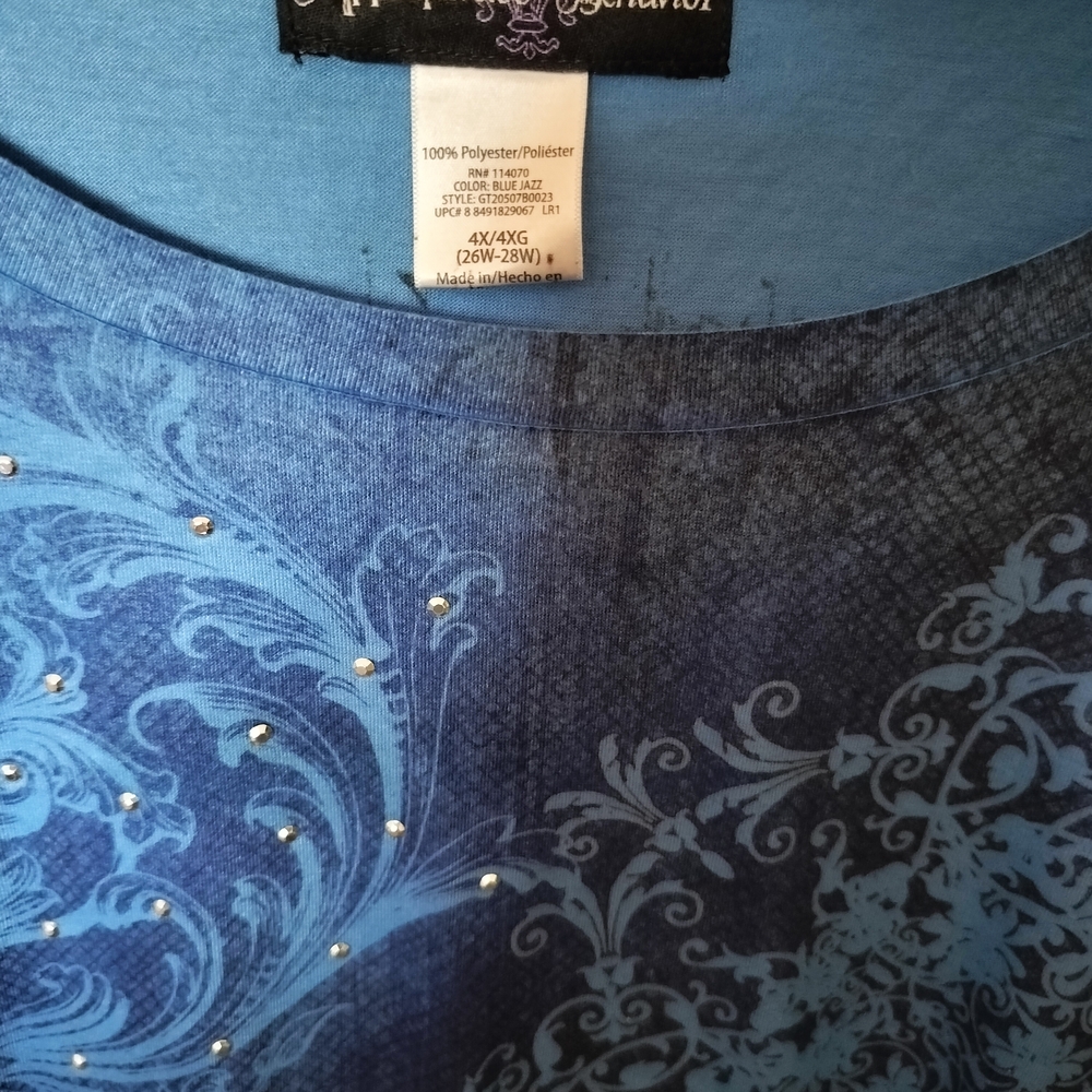 Sag Harbor Blue Graphic Short Sleeve T-Shirt - Picture 3 of 4